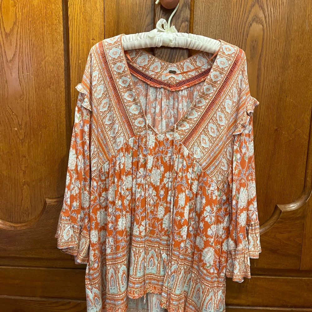 Free People Moonlight Dance Tunic Blouse